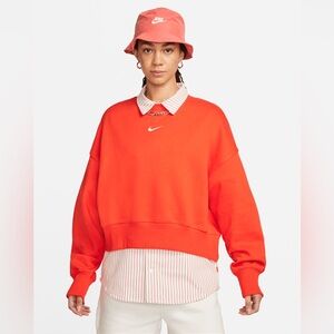 Nike Sportswear Phoenix Fleece Oversized Crew-Neck Sweatshirt Size M